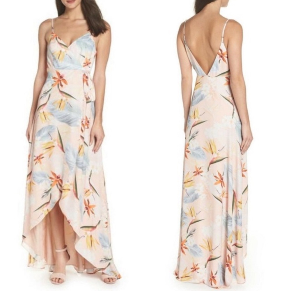 Show Me Your MuMu Mariah Wrap Dress-Size Large